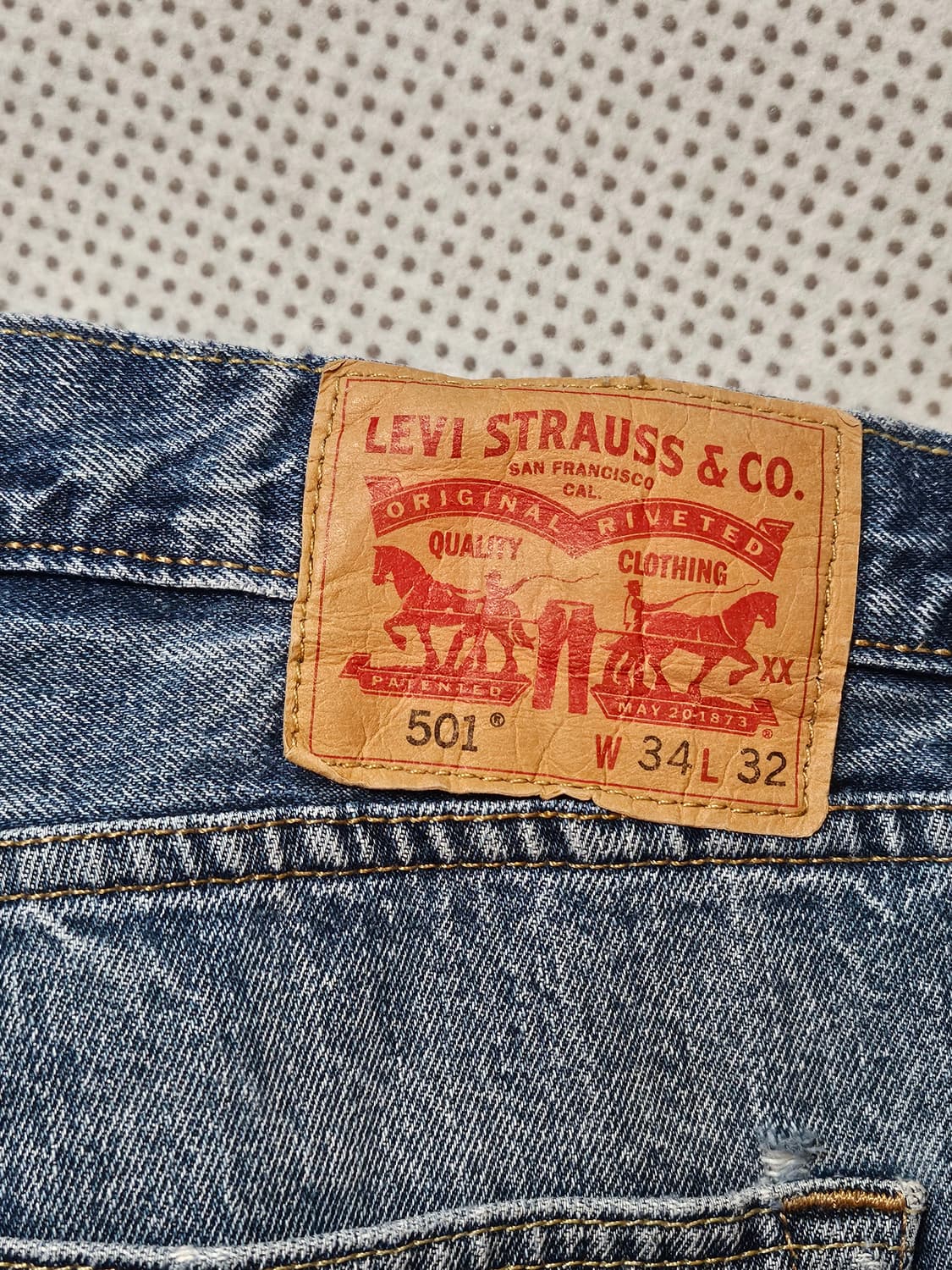 리바이스 501 빈티지 데님 팬츠 상품이미지4