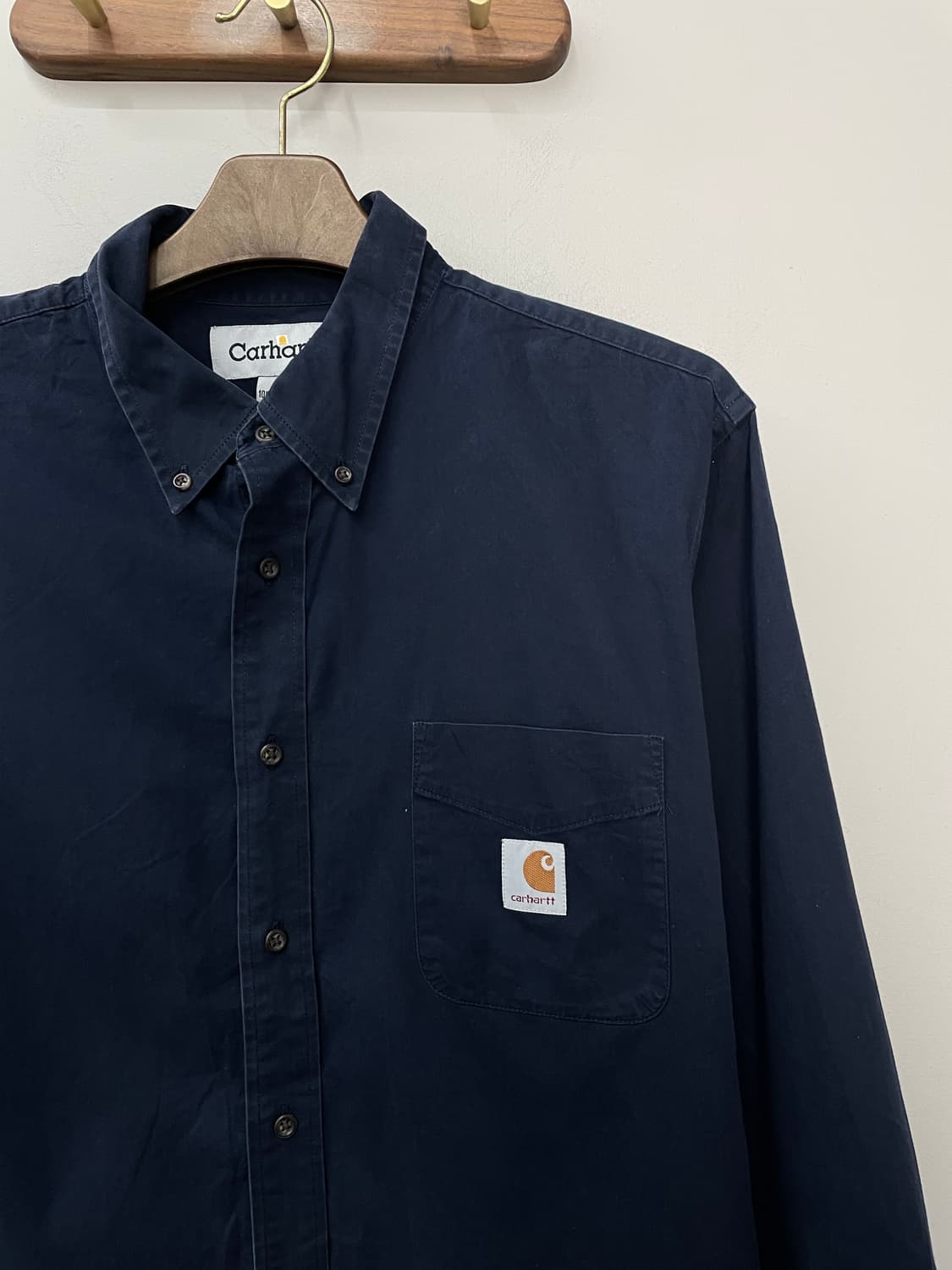 칼하트 네이비 셔츠 H1990 상품이미지3