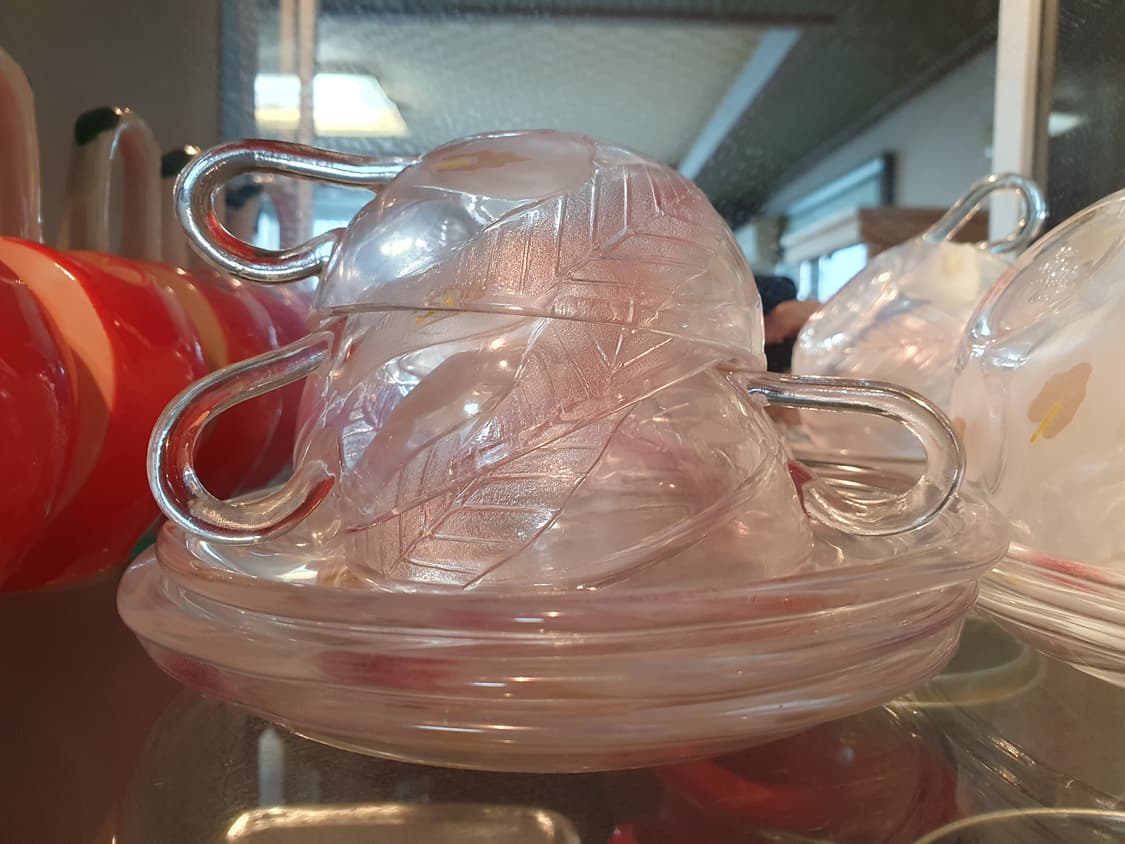 빈티지  크리스탈 커피잔  세트 상품이미지2