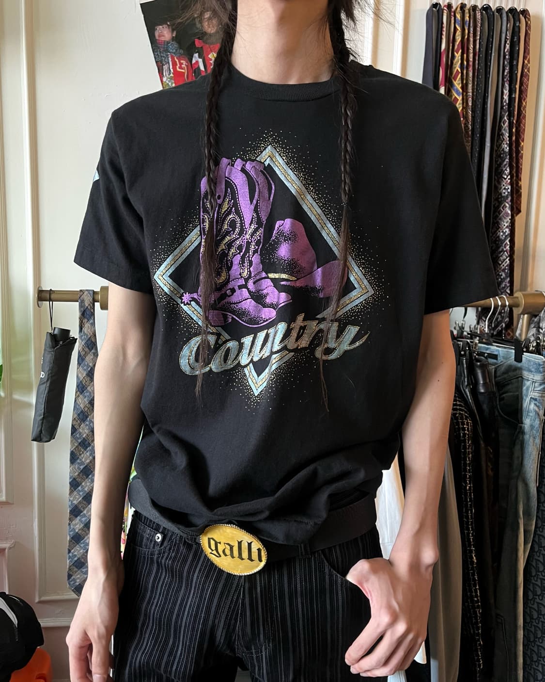 90s USA Vintage Country Western Boots T 상품이미지2