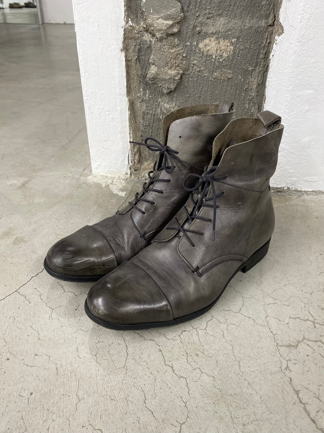 저스트 카발리 레더 레이스업 부츠 상품이미지2