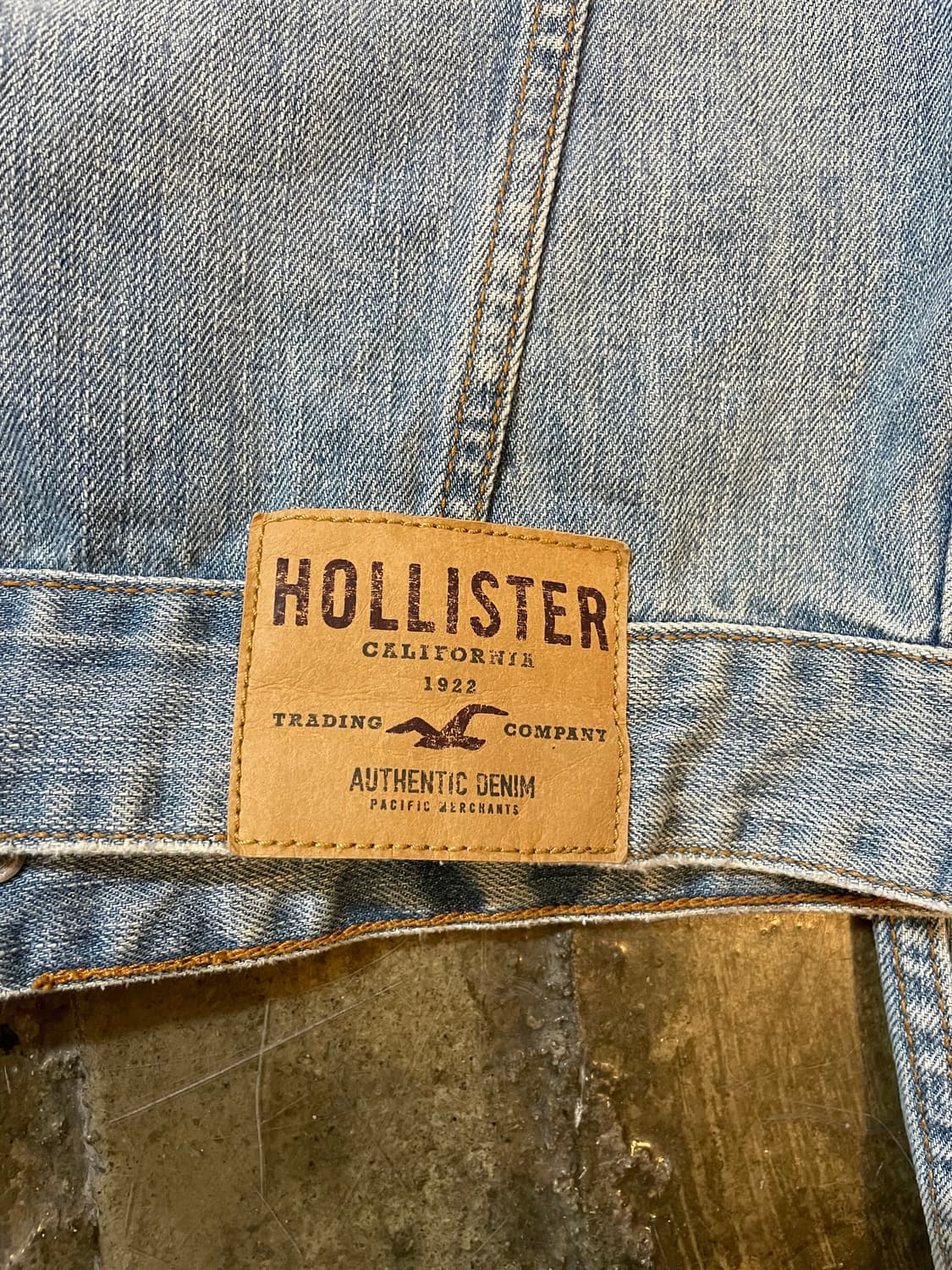 홀리스터 y2k 데미지 연청 트러커 상품이미지7