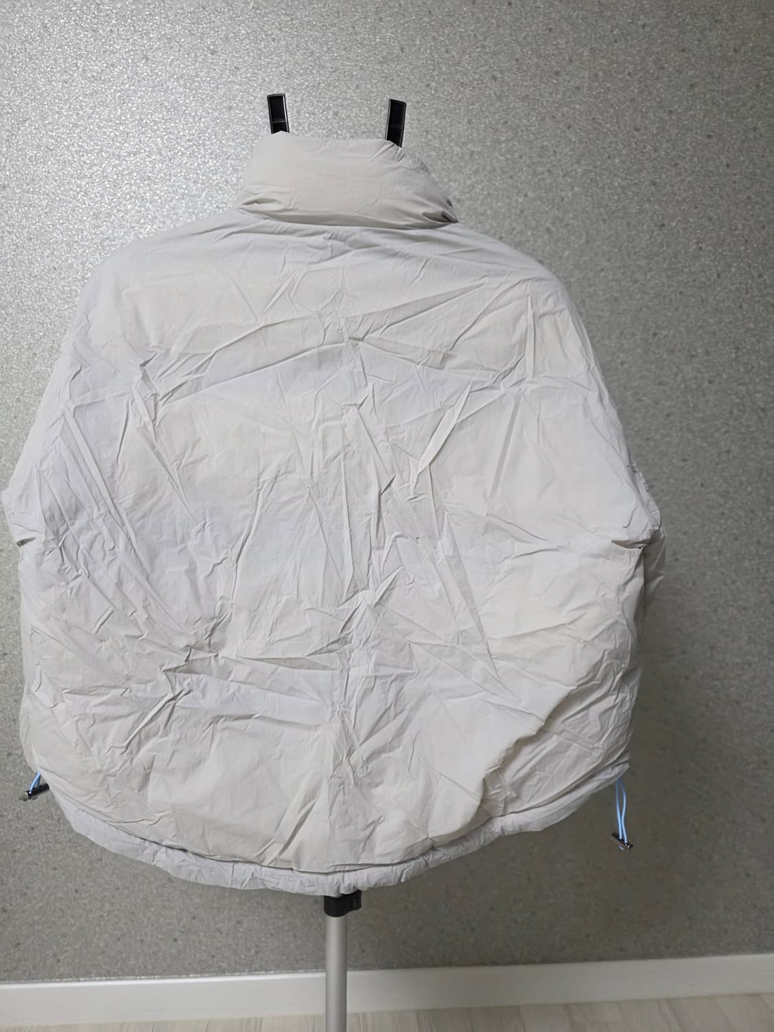 스카이블루/그레이 리버서블 숏패딩 상품이미지4