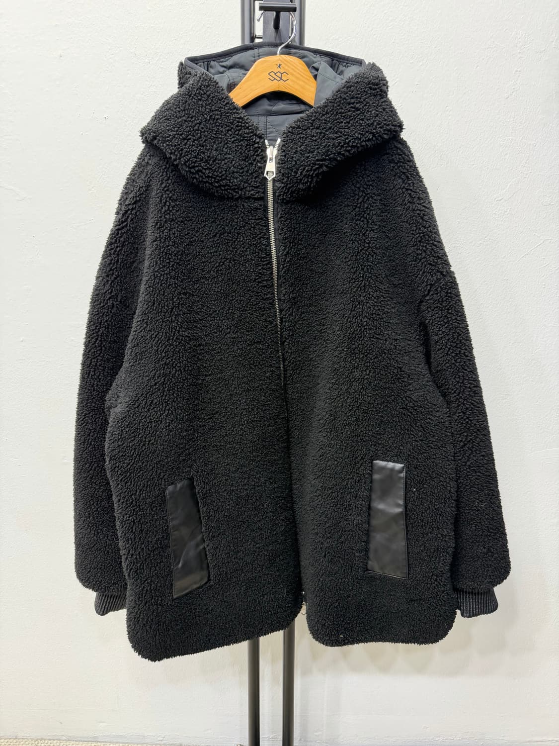 정품) 송지오옴므 지제로 퍼 리버시블 자켓 L 상품이미지6