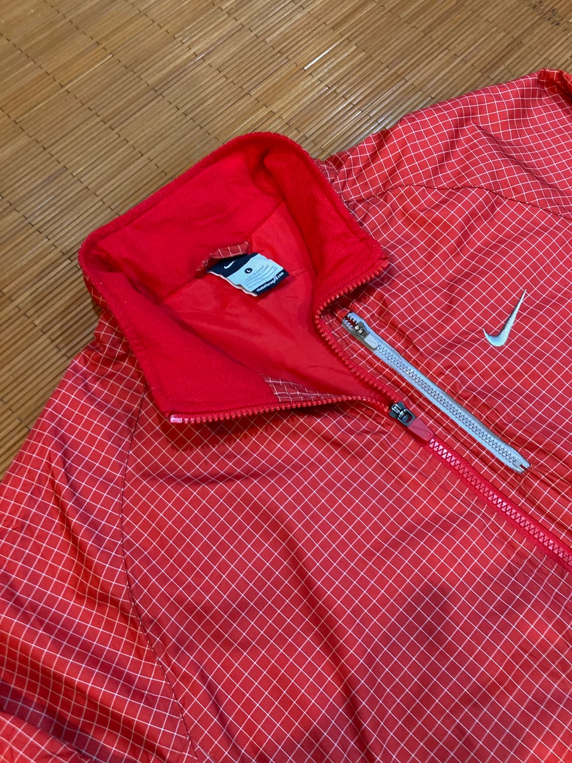 나이키 체크 바람막이 상품이미지2