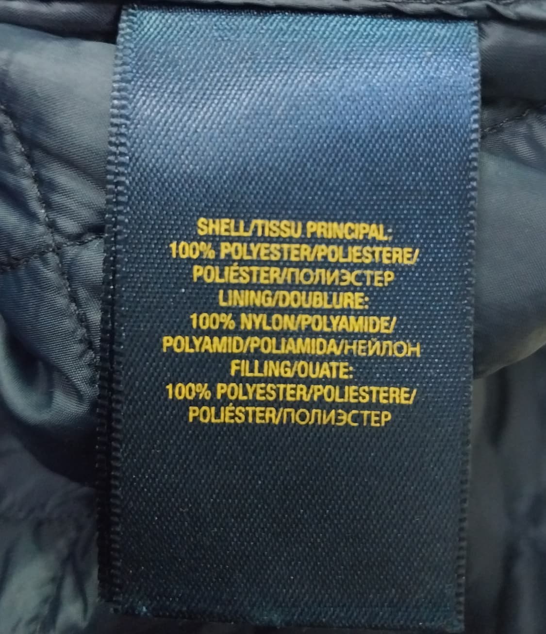 폴로랄프로렌 네이비 퀼팅조끼 상품이미지4