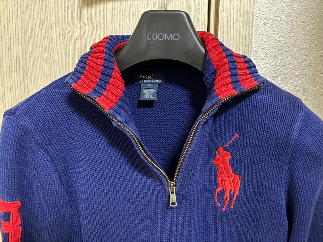 폴로랄프로렌 니트 반집업 상품이미지2