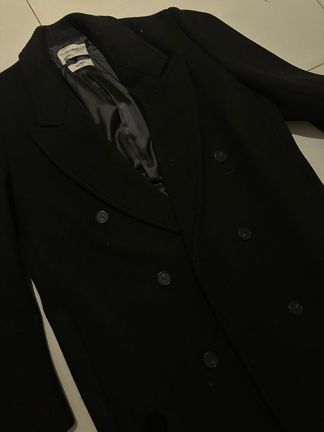 글로니 - G 울코트 블랙 (롱) 상품이미지4