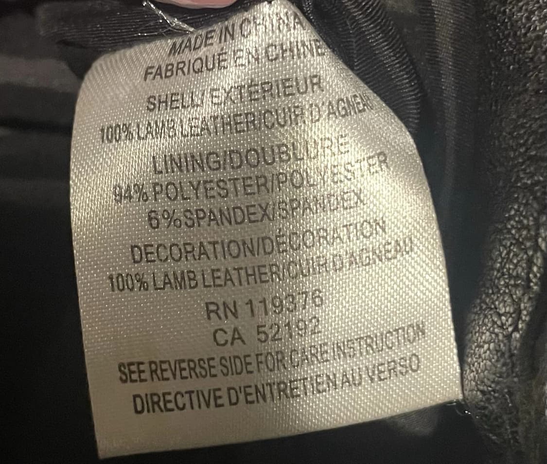 헬무트 랭 텍스처드 레더 모토 자켓 상품이미지8