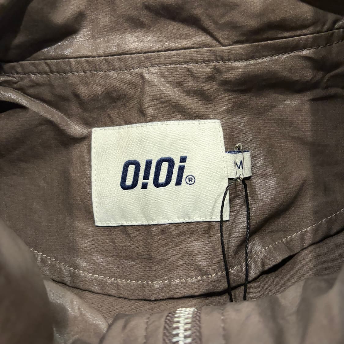 [M] 오아이오아이 oioi studio 브라운 바람막이 자켓 D925 상품이미지5