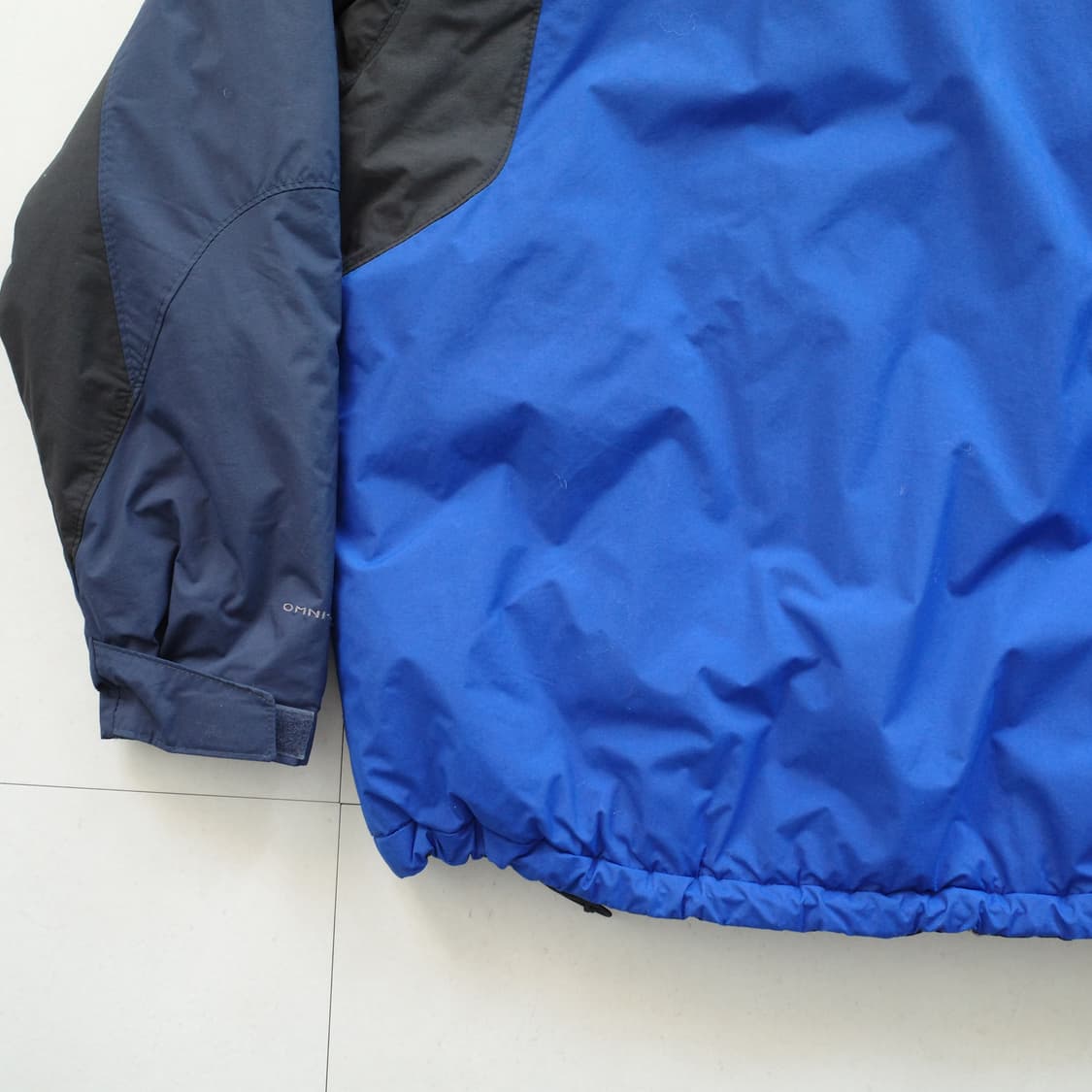 90s 컬럼비아 옴니쉴드 패딩 자켓 블루 XL 상품이미지10