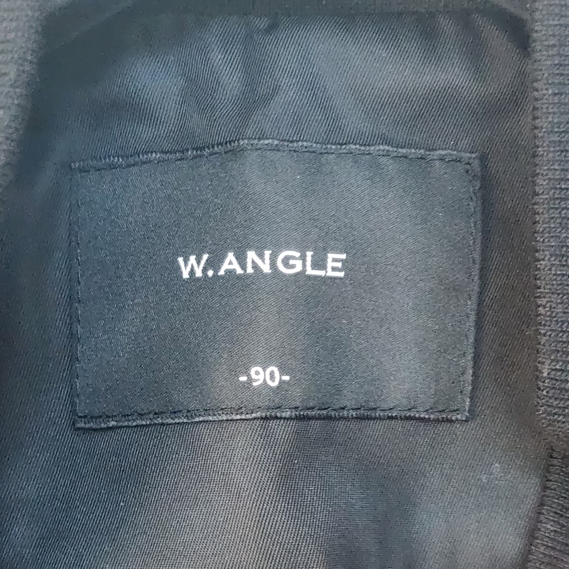 W.ANGLE 블랙 봄버 자켓 상품이미지3