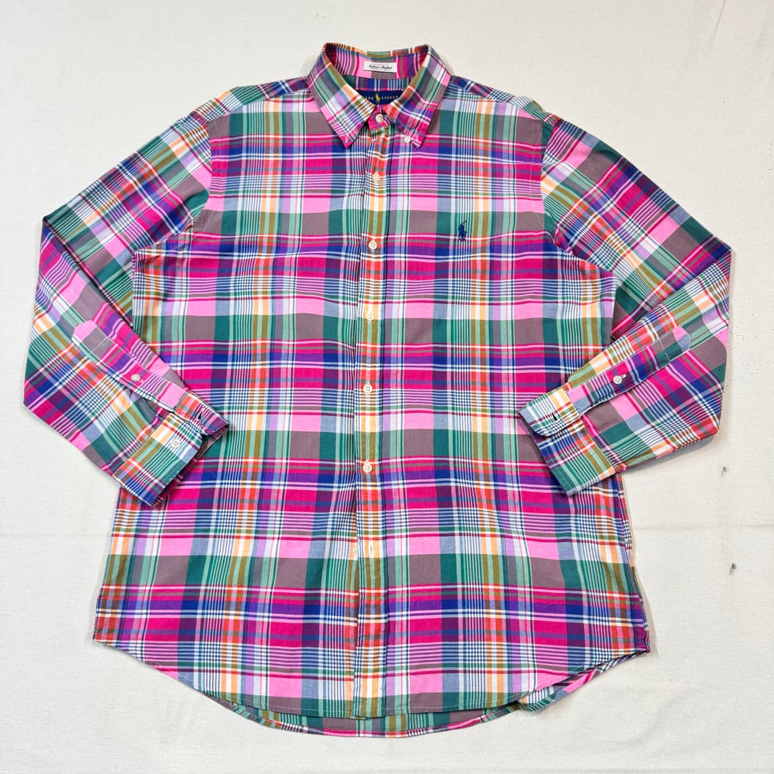 L) 폴로 랄프로렌 클래식 마드라스 체크 셔츠 상품이미지1