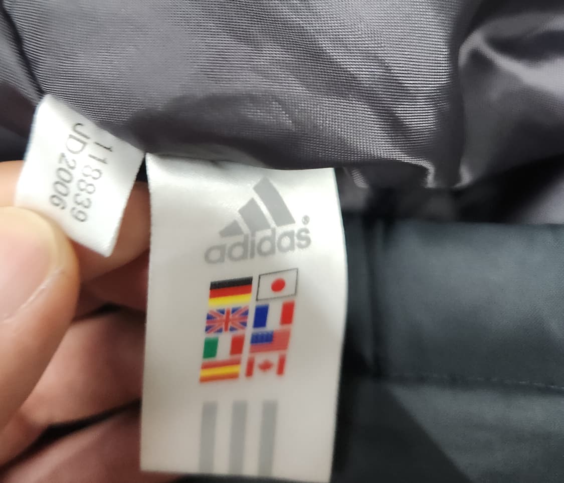 아디다스 올드스쿨 후드 롱 점퍼/벤치자켓 L 상품이미지5