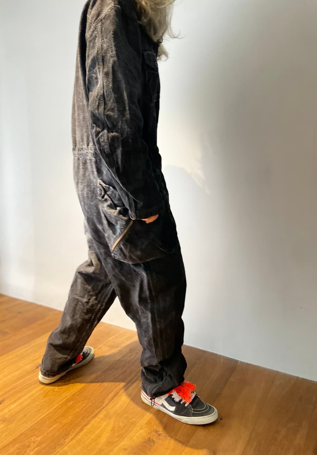 KZ Atelier Damage Finished Jumpsuit 상품이미지2