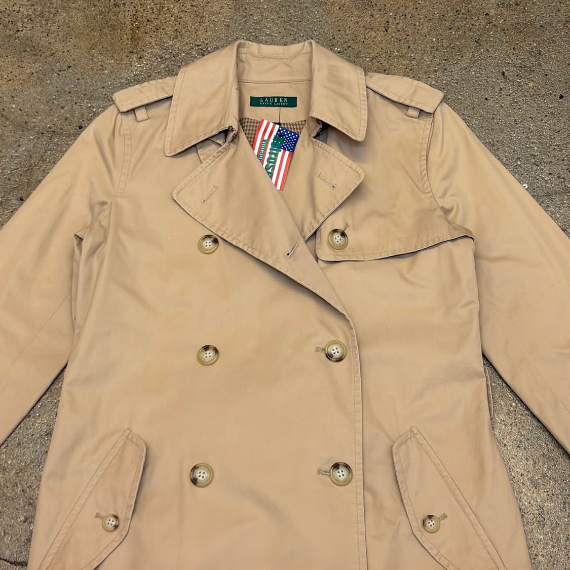 USA 랄프로렌 하프 트렌치 코트 상품이미지5