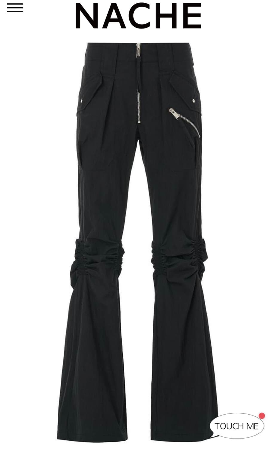 NACHE 나체 지퍼 팬츠 zip detail pants 상품이미지2