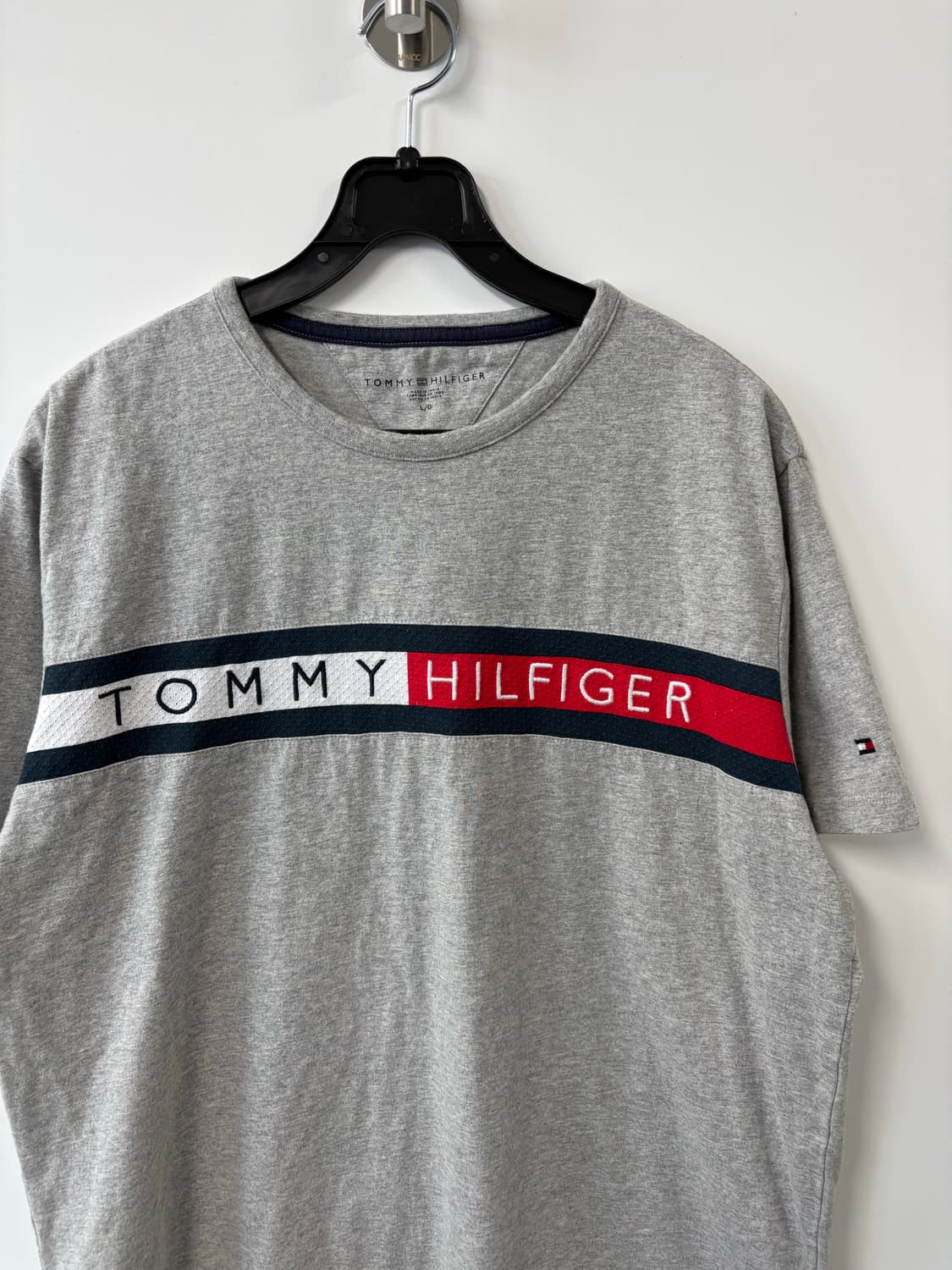 타미힐피거 로고 그레이 반팔 티셔츠 상품이미지3
