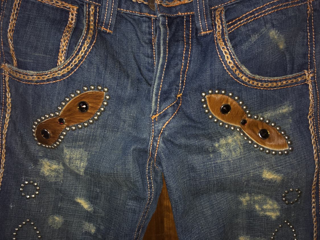 ELVIS 송치 디테일 웨스턴 팬츠 상품이미지2