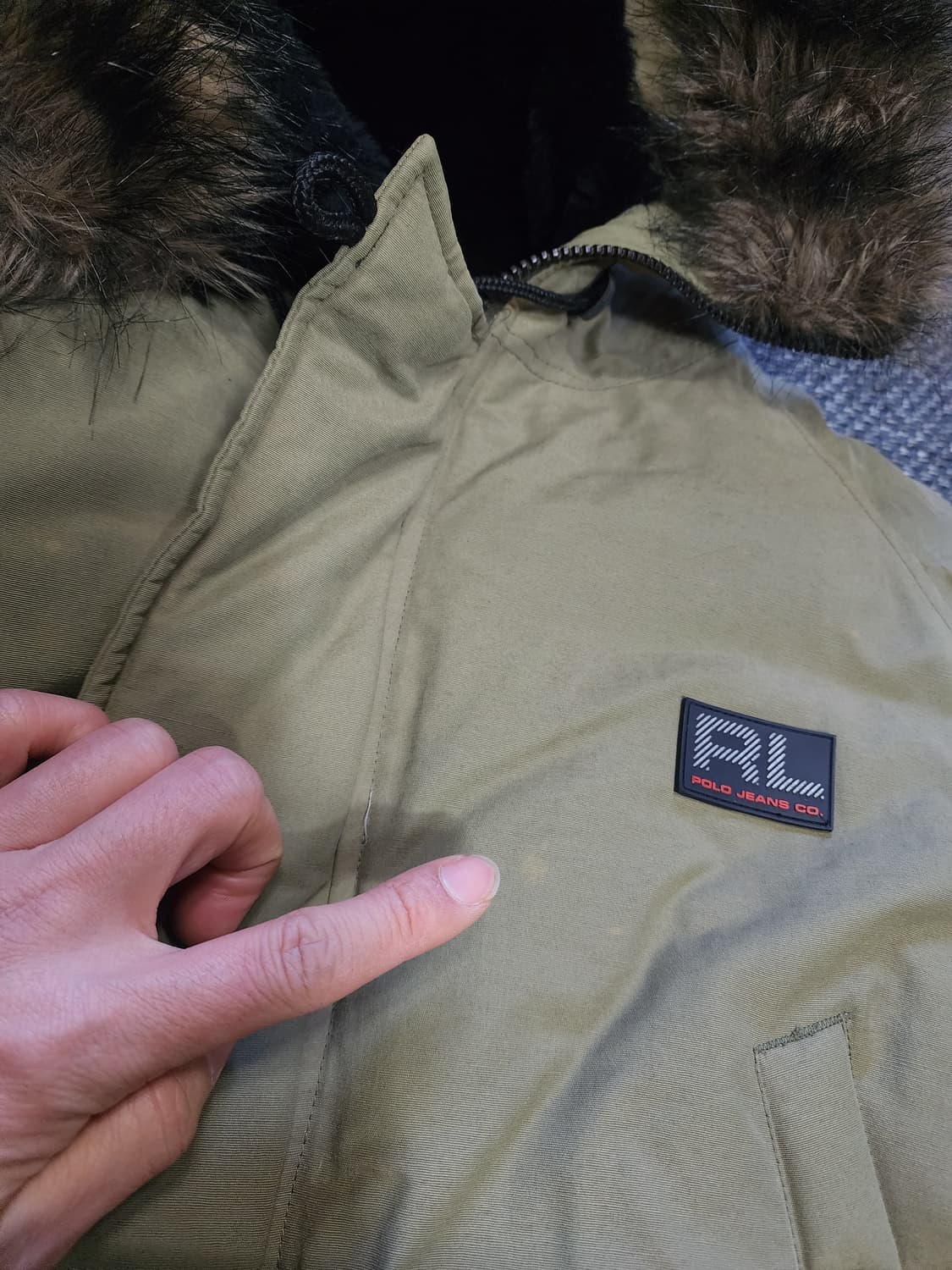 폴로 랄프로렌 n3b 봄버 95사이즈  상품이미지7