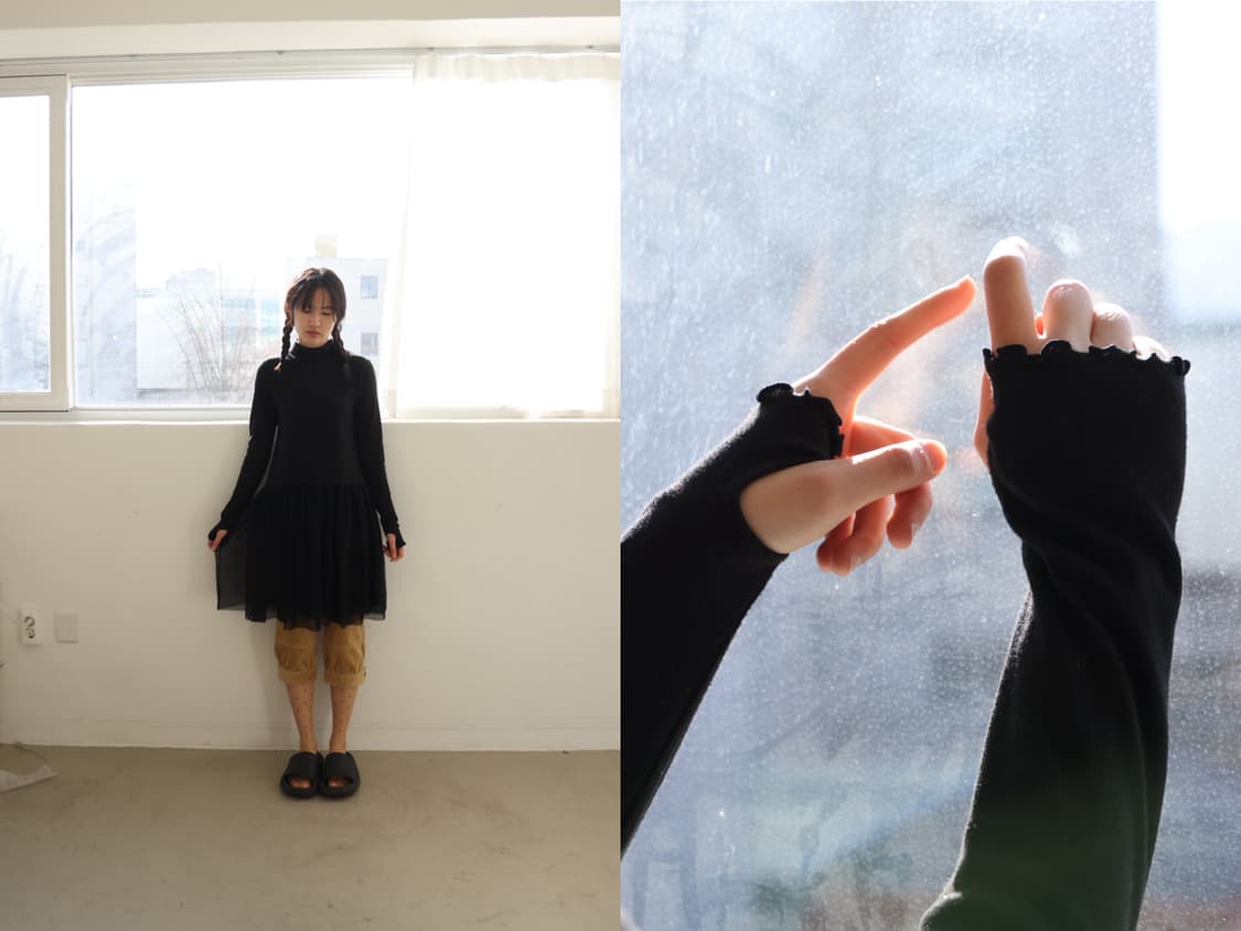 블랙 샤 발레리나 원피스 상품이미지1