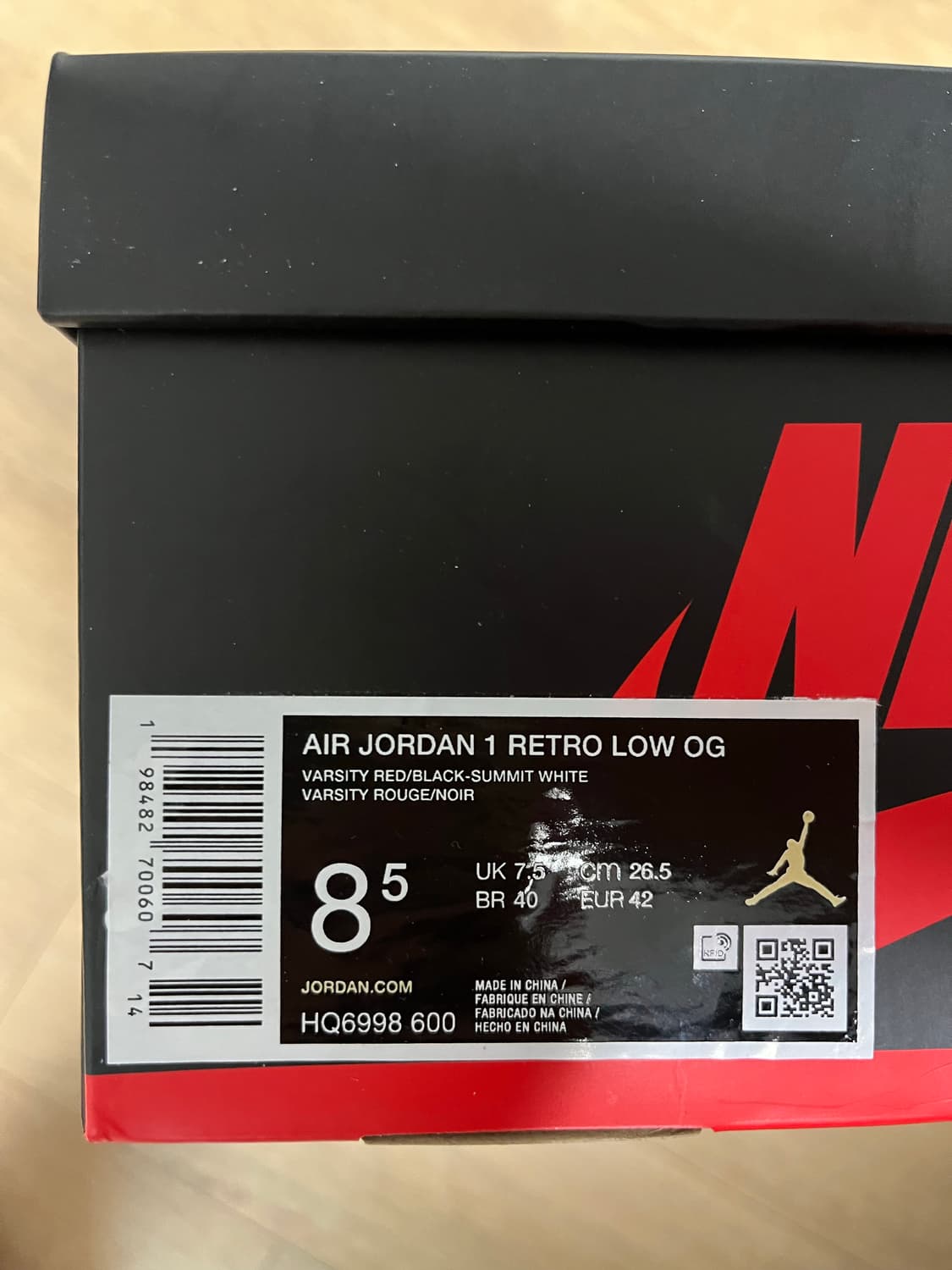 나이키 조던1 시카고 로우 og 265 상품이미지7