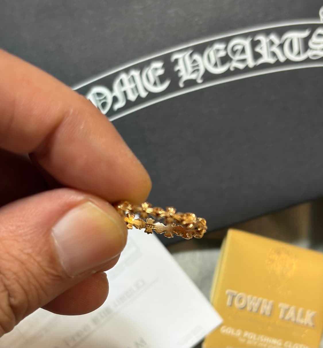 크롬하츠 22k 타이니밴드링 us9 상품이미지3