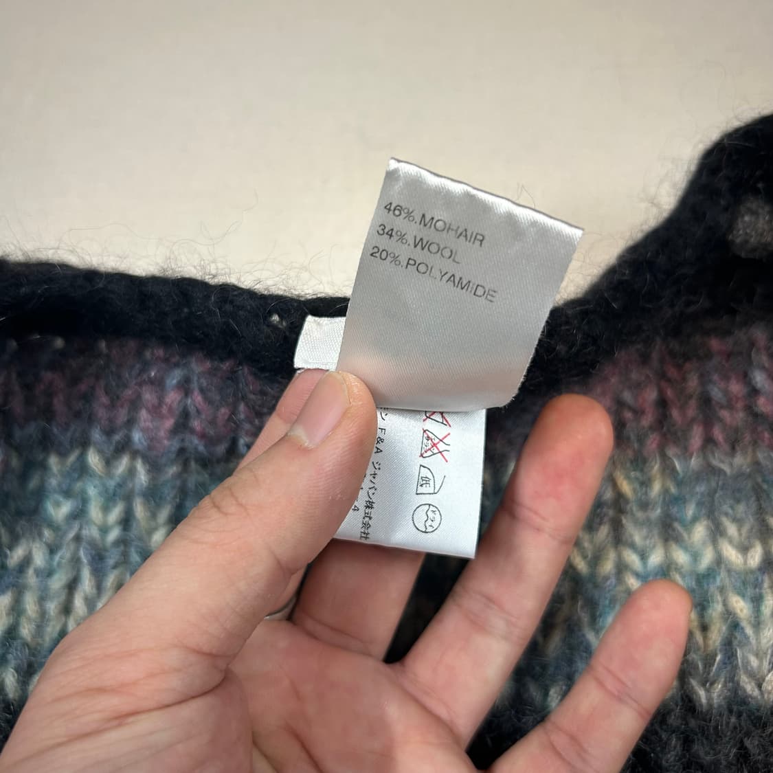 M) 끌로에 Chloe 모헤어 벨 슬리브 오픈 가디건 & 머플러 상품이미지7