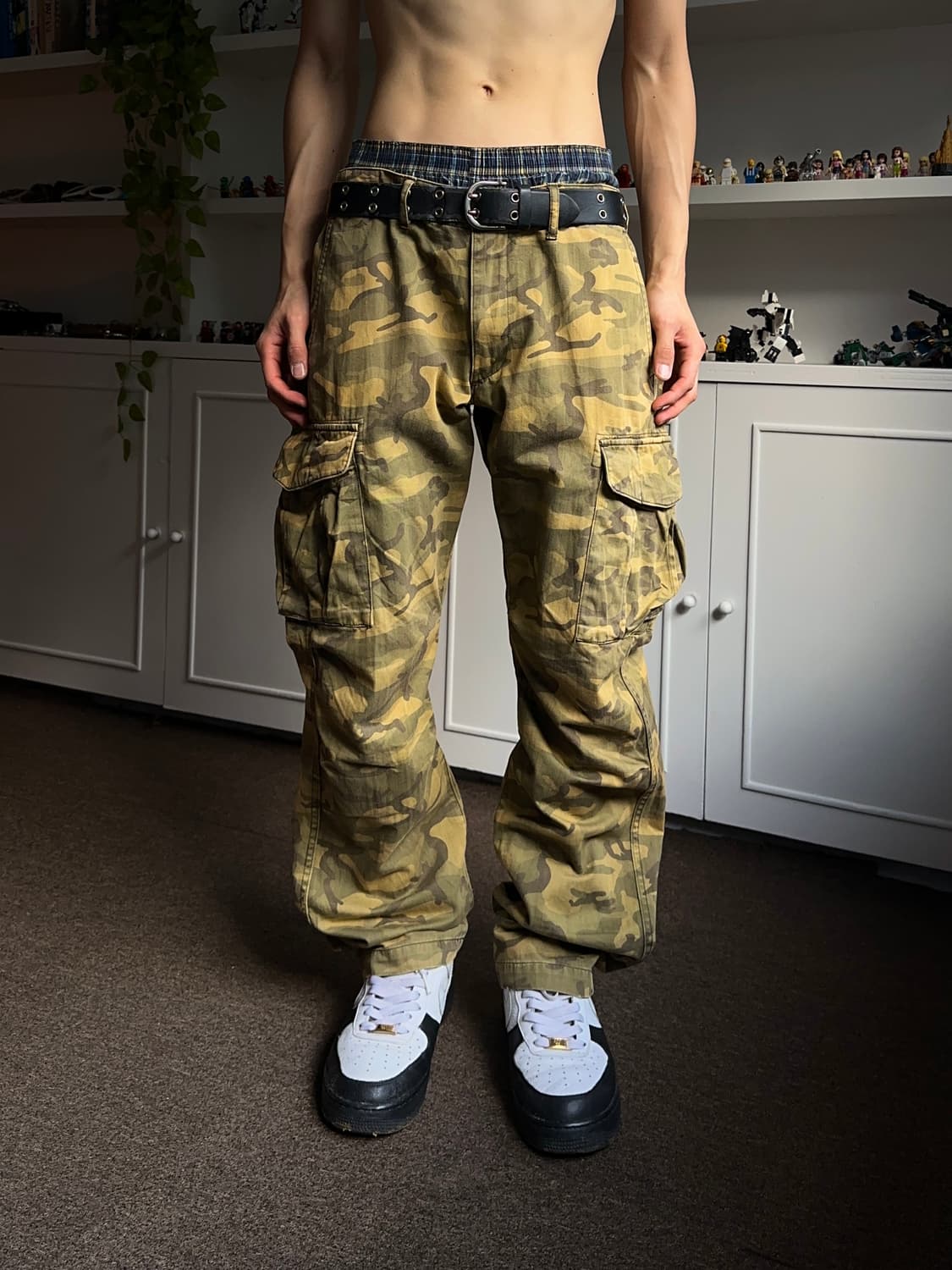 Beauty & Youth 웜 카모 릴랙스드 카고 팬츠 상품이미지2