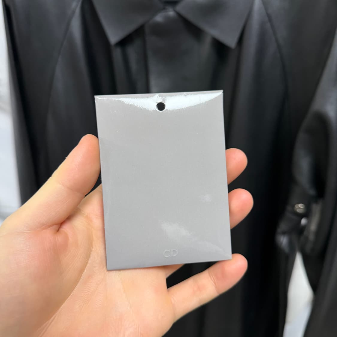 [S+급/46] 디올 레더 롱 코트 블랙 상품이미지7