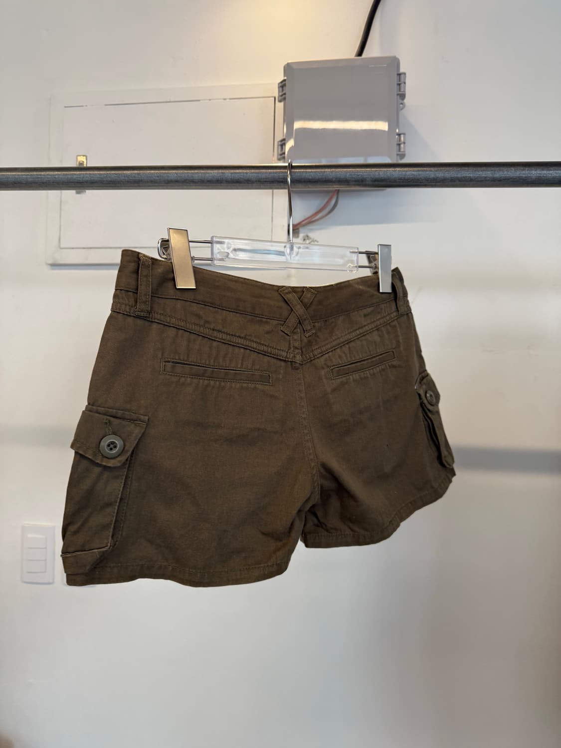 Heather Khaki Pocketed Cargo Shorts 상품이미지3