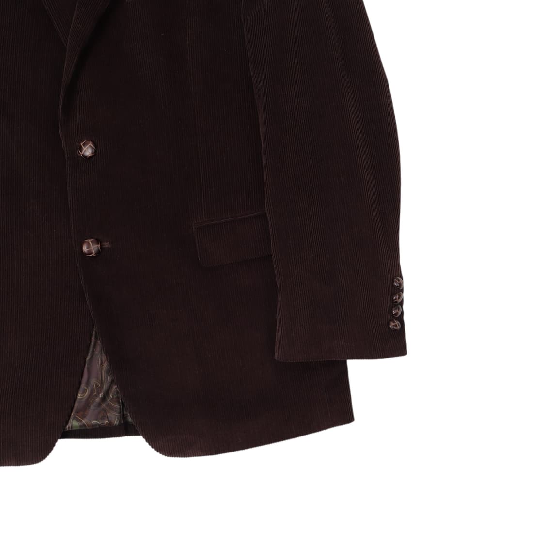 로렌 랄프로렌 브라운 코듀로이 우드 2B 자켓 상품이미지4