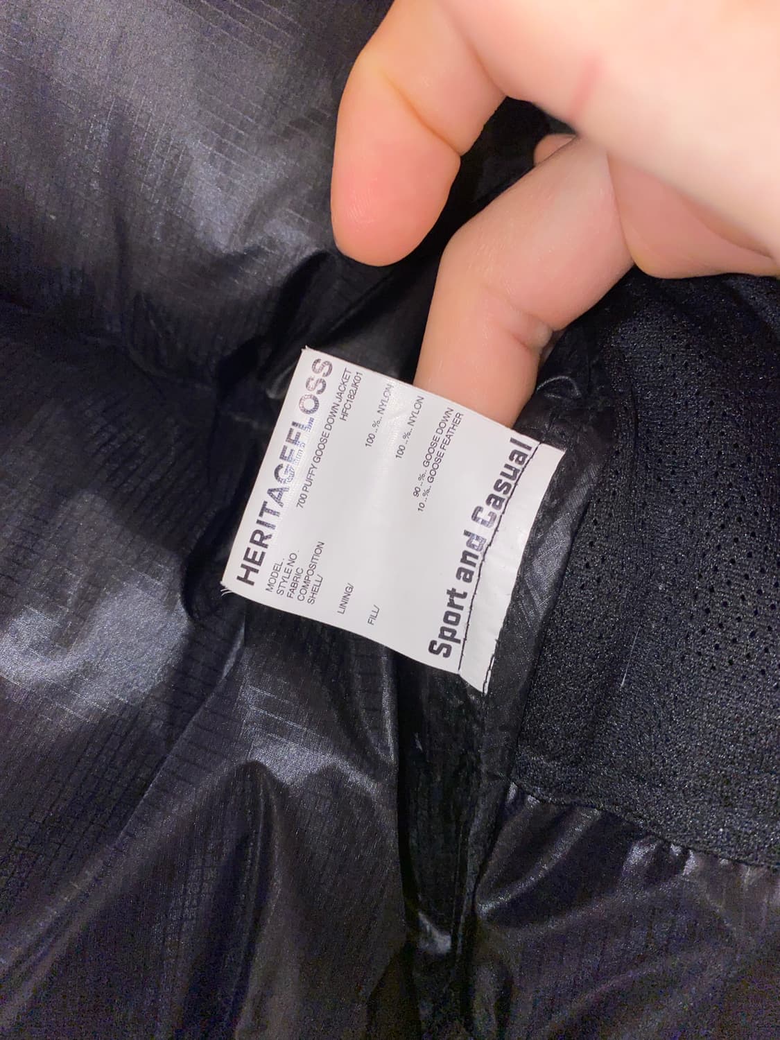 [L] 헤리티지 플로스 패딩 상품이미지4