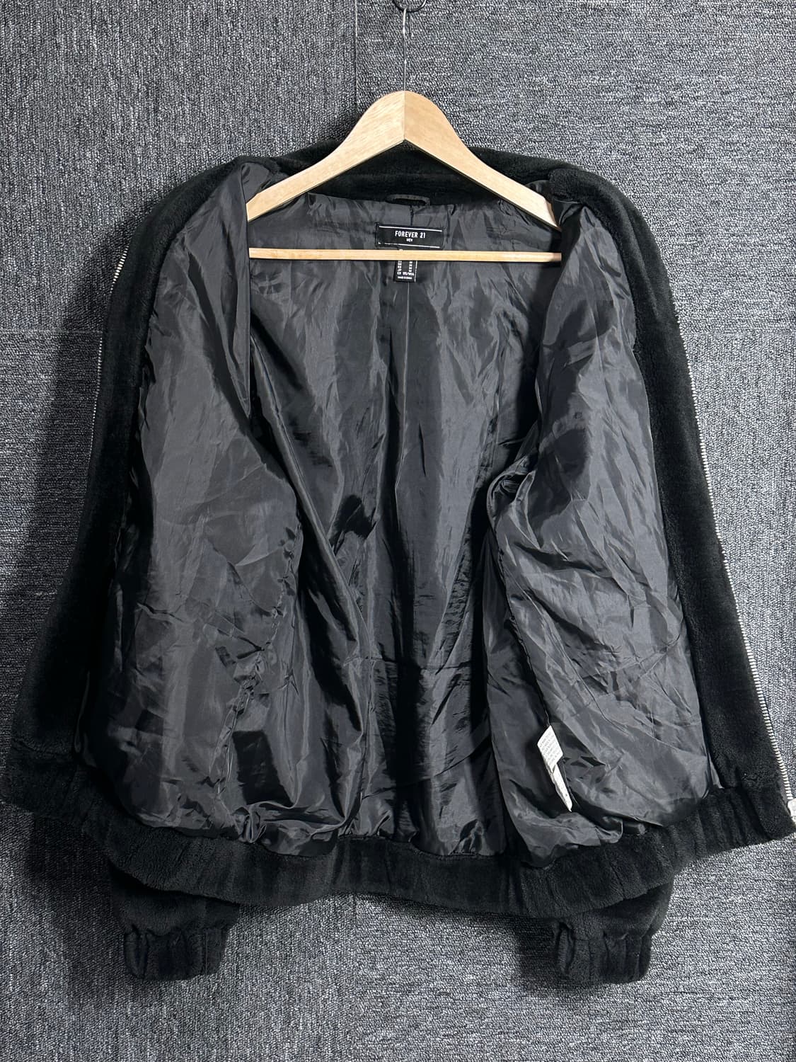Forever 21 자켓 블랙/회색 상품이미지4