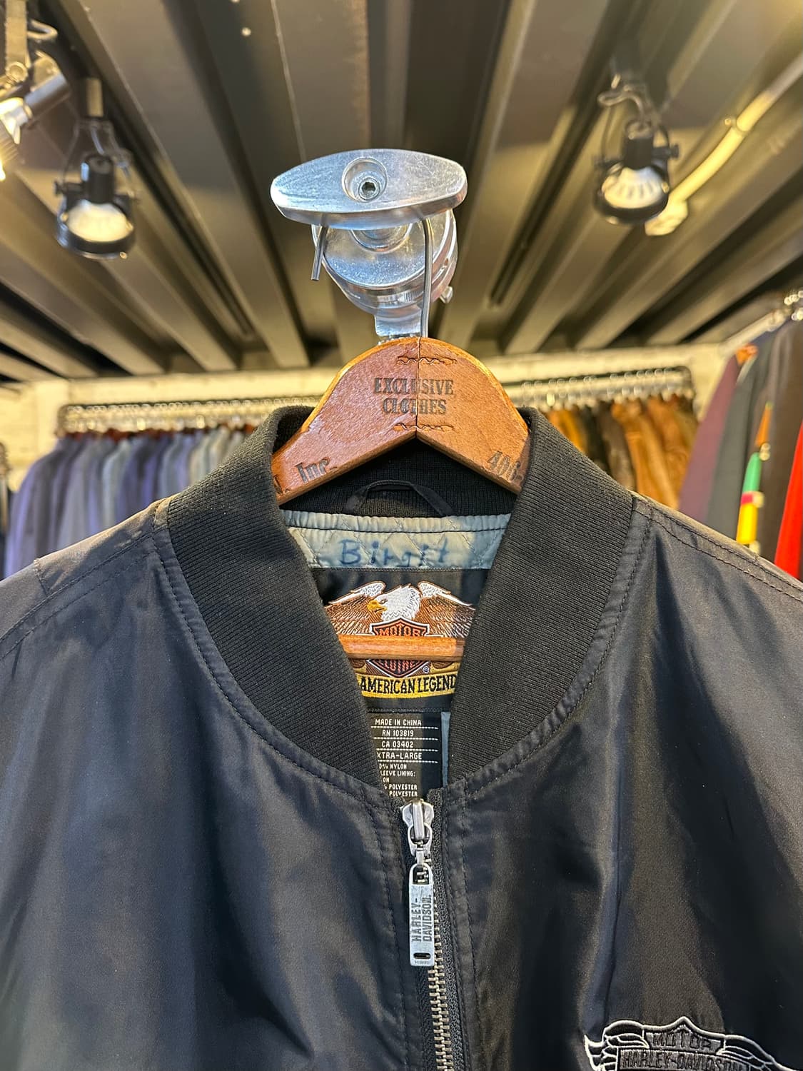 할리데이비슨 퀄팅 라이닝 붐버 자켓 상품이미지3