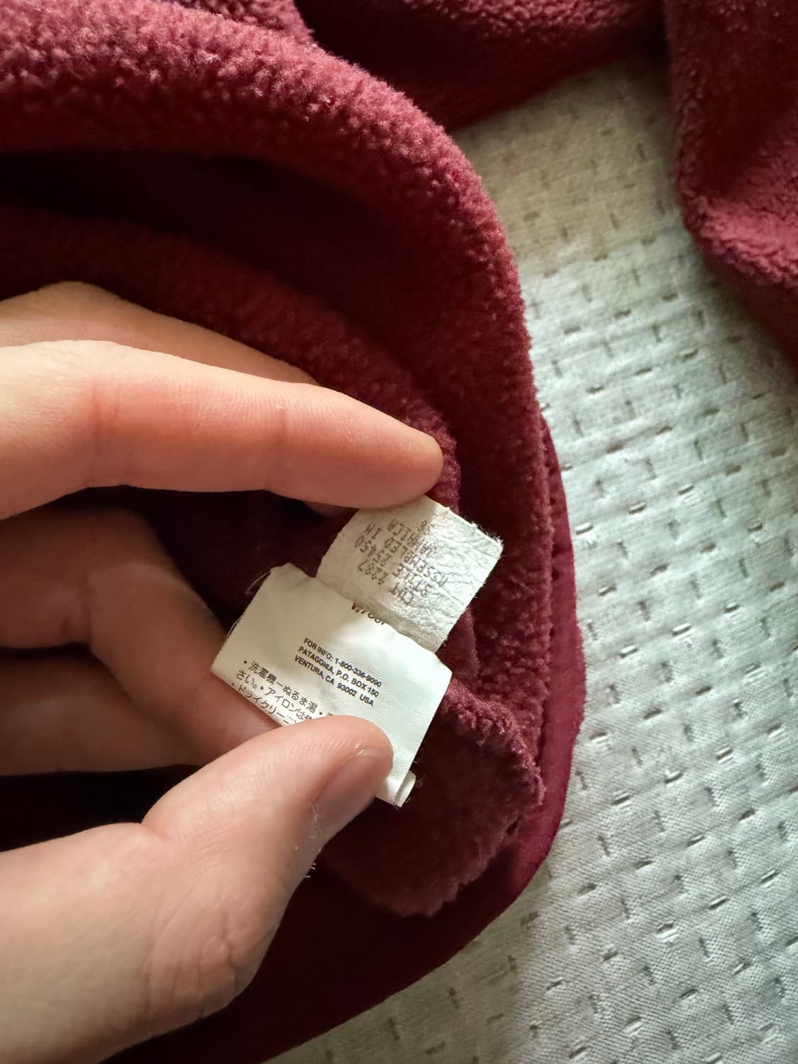 [s] 파타고니아 신칠라 스냅티 버건디 상품이미지5