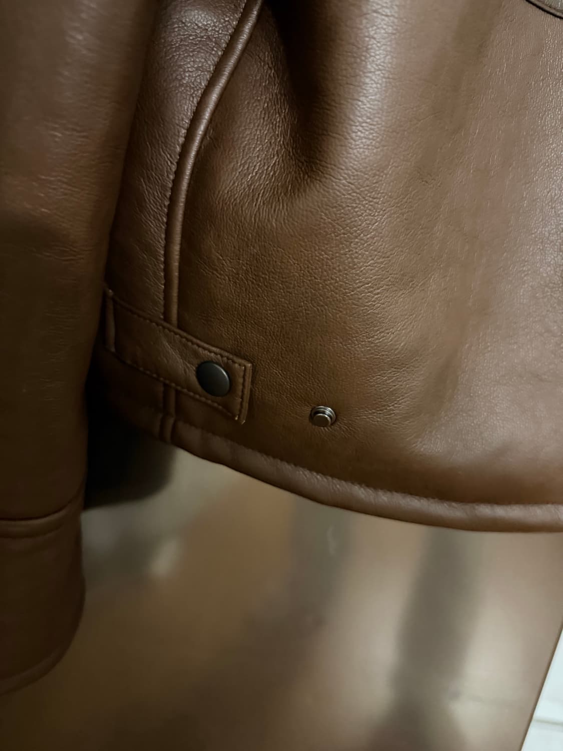 알렌느 무스탕 샘플 2사이즈 상품이미지7