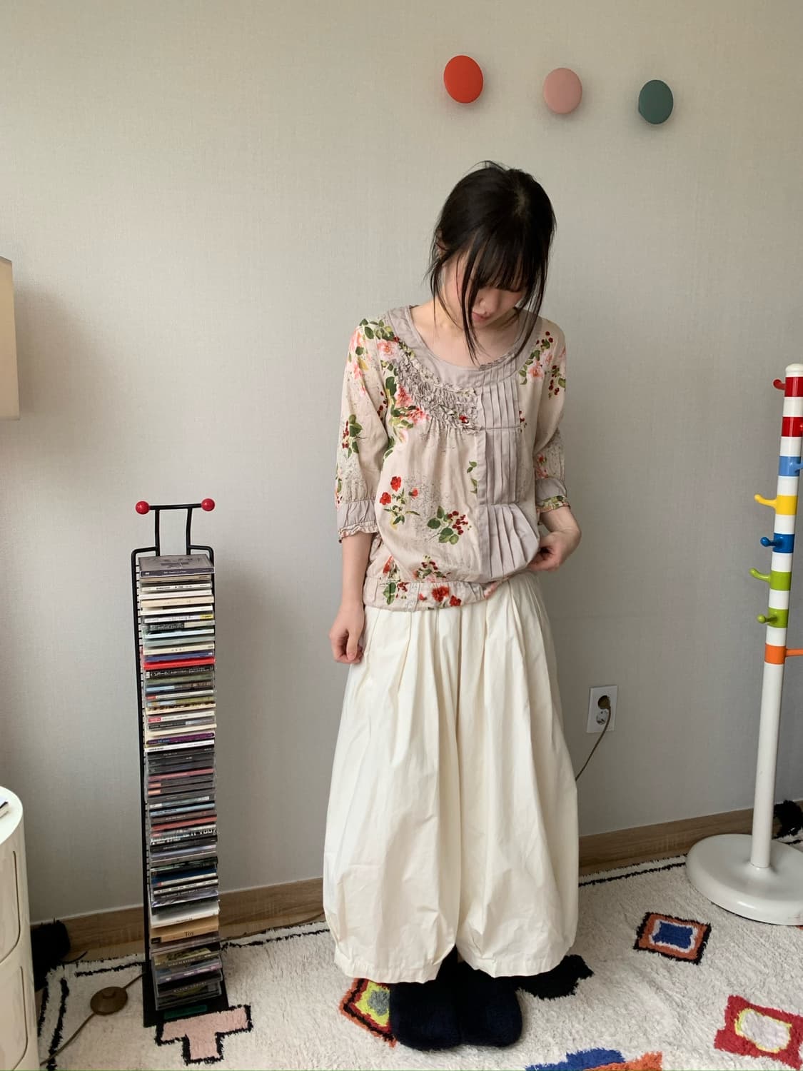 mumokuteki cotton volume pants 상품이미지1