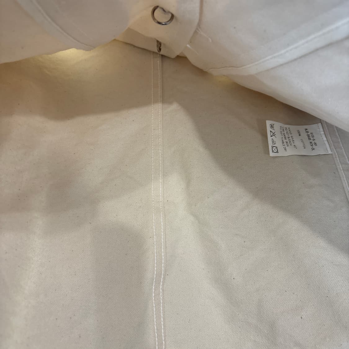 단톤 정품 캔버스 아이보리 자켓 상품이미지8