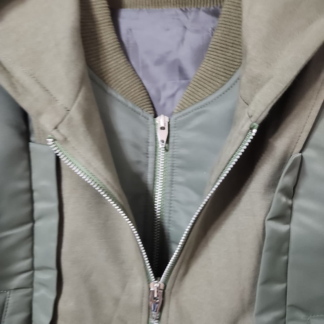 H998 [66] 레이어드 여성 후드 조끼
 상품이미지2