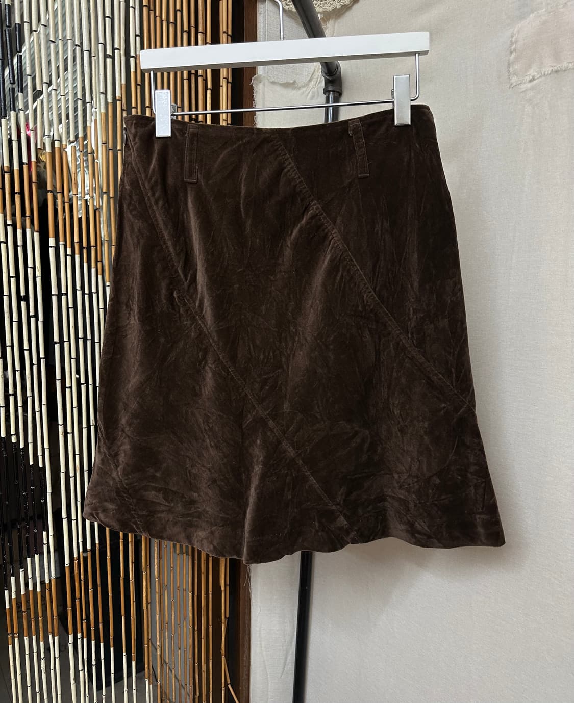 cube sugar velvet skirt 상품이미지2