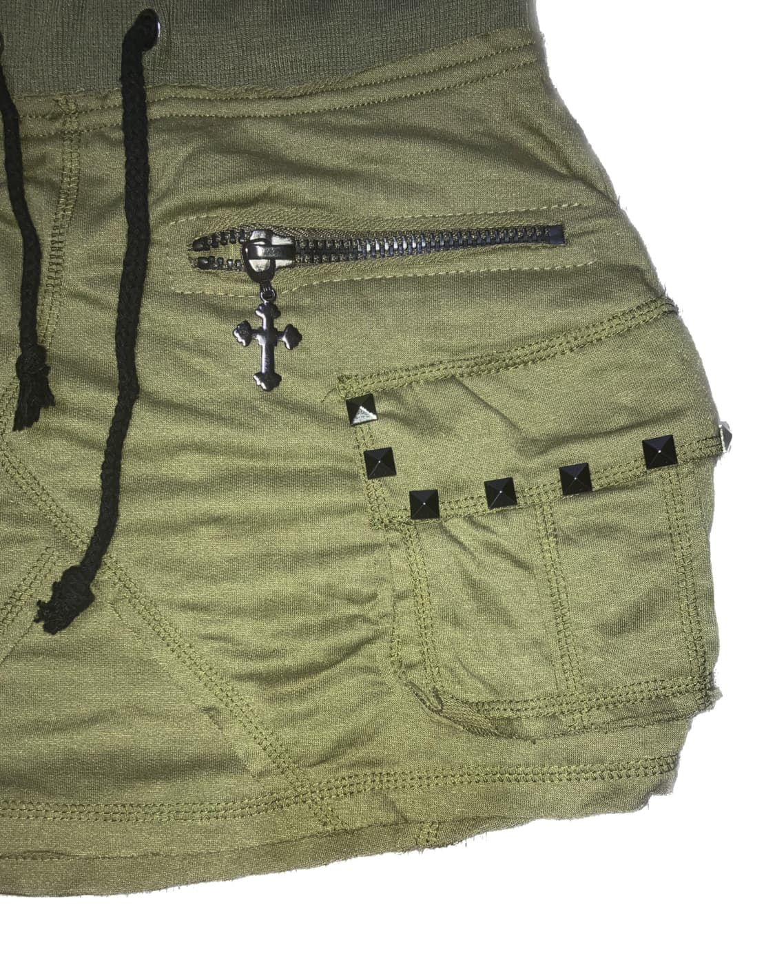 Vintage punk cago mini skirt 상품이미지4