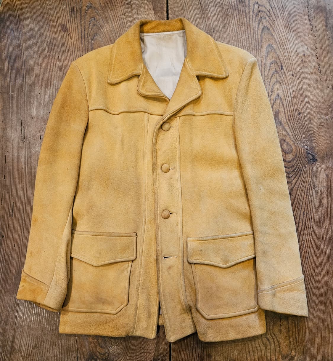 70s 빈티지 스웨이드 레더 자켓  상품이미지1