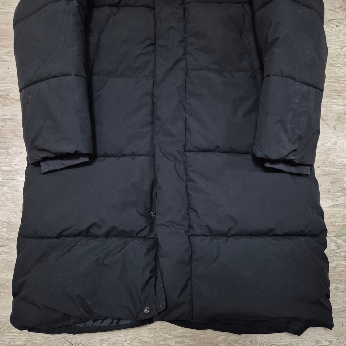 스파오 남성 다운 후드 롱패딩 점퍼 XL(105) 상품이미지3