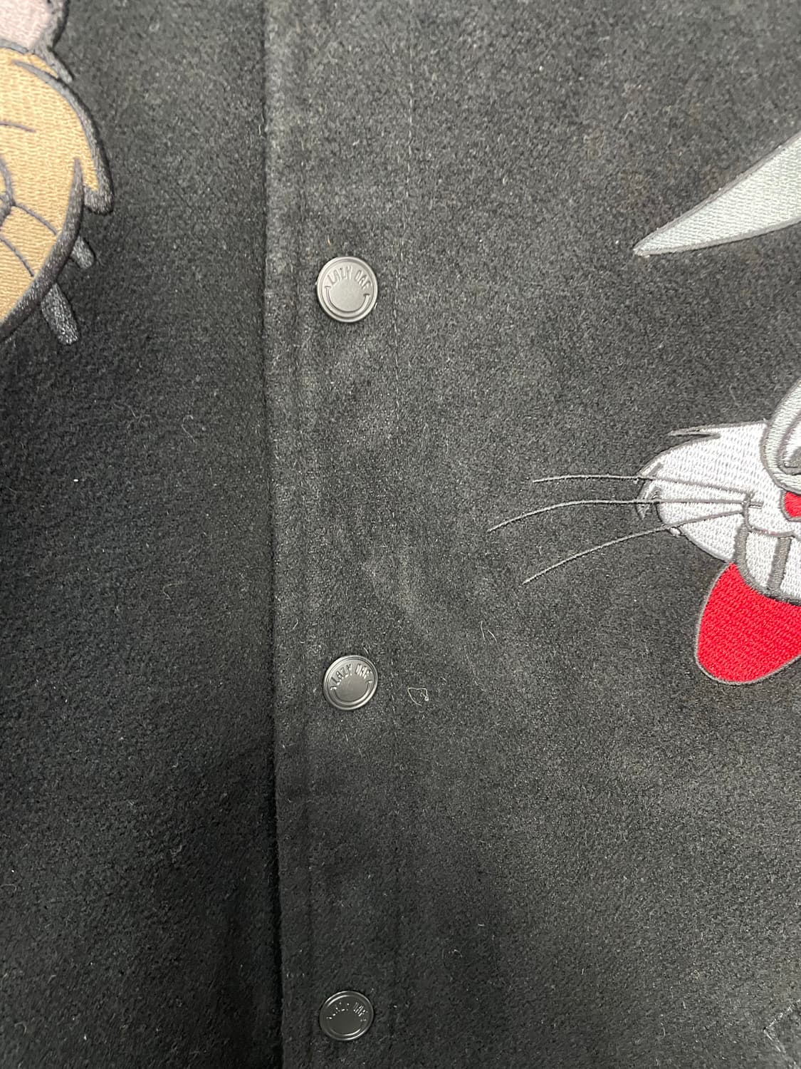 빈티지 루니툰 자수 블랙 바시티 자켓 H2213 상품이미지7