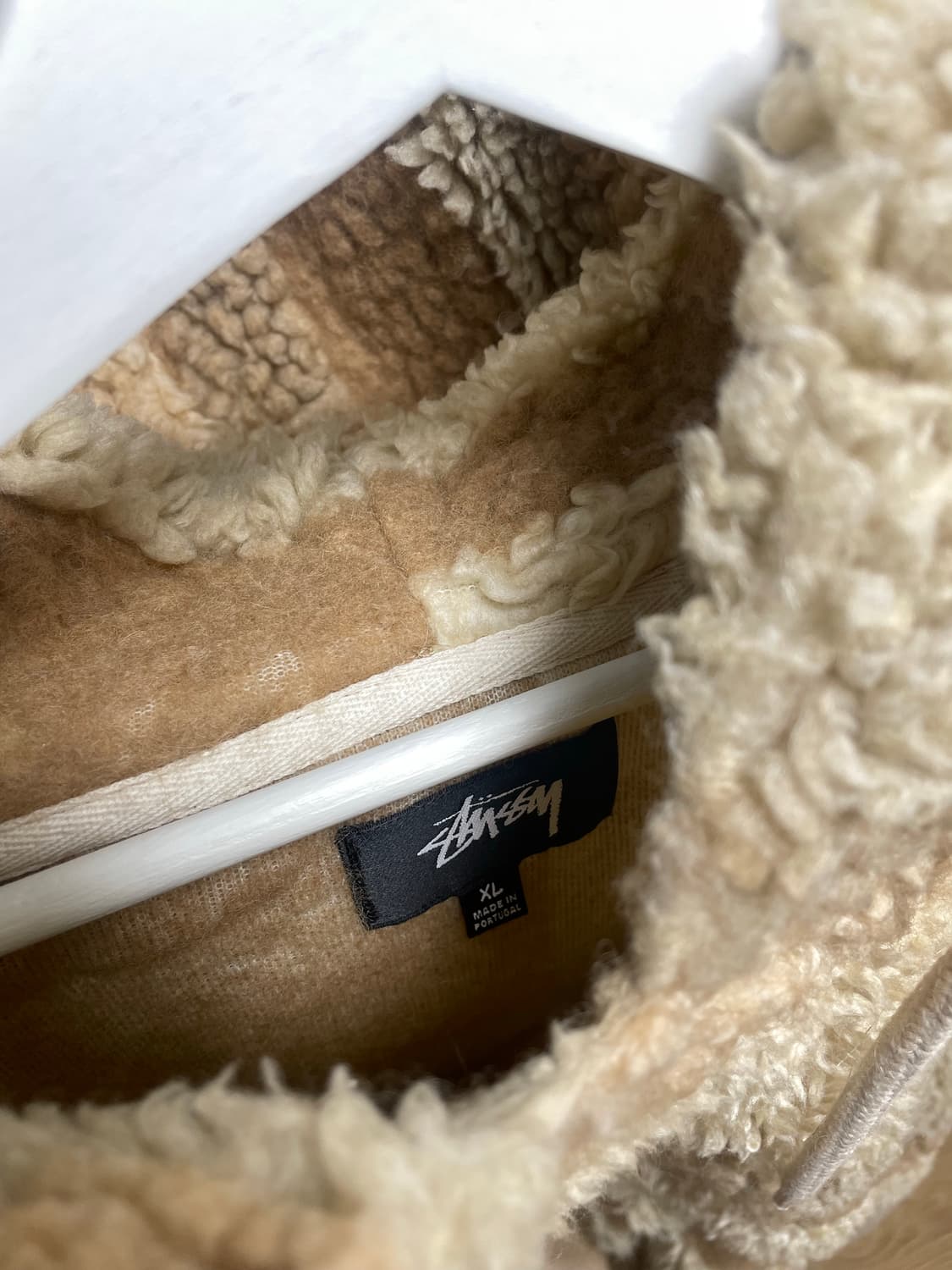 스투시 브론슨 쉐르파 후드 카키 상품이미지2