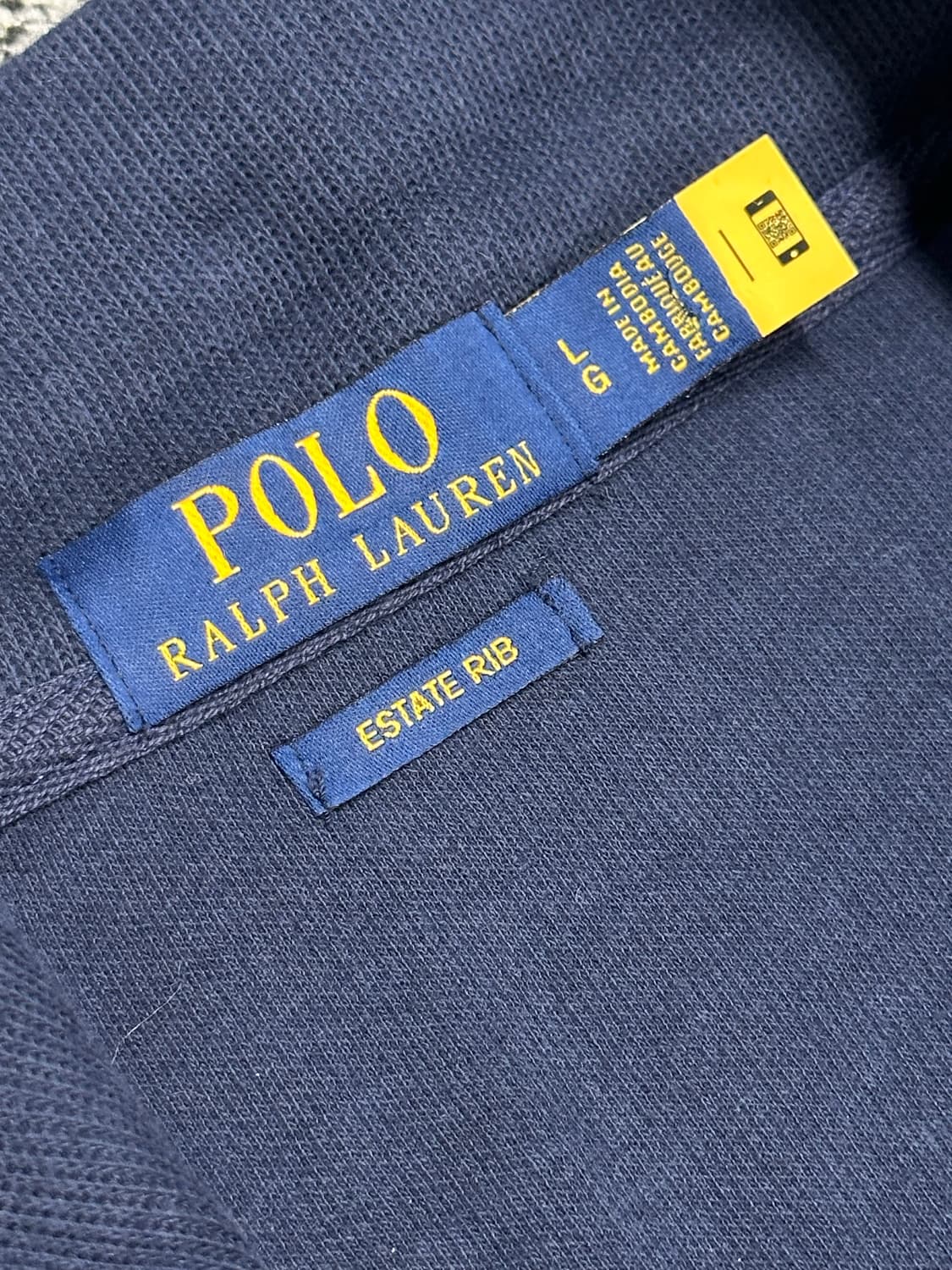 폴로 최신형 반집업 니트 긴팔 상품이미지4