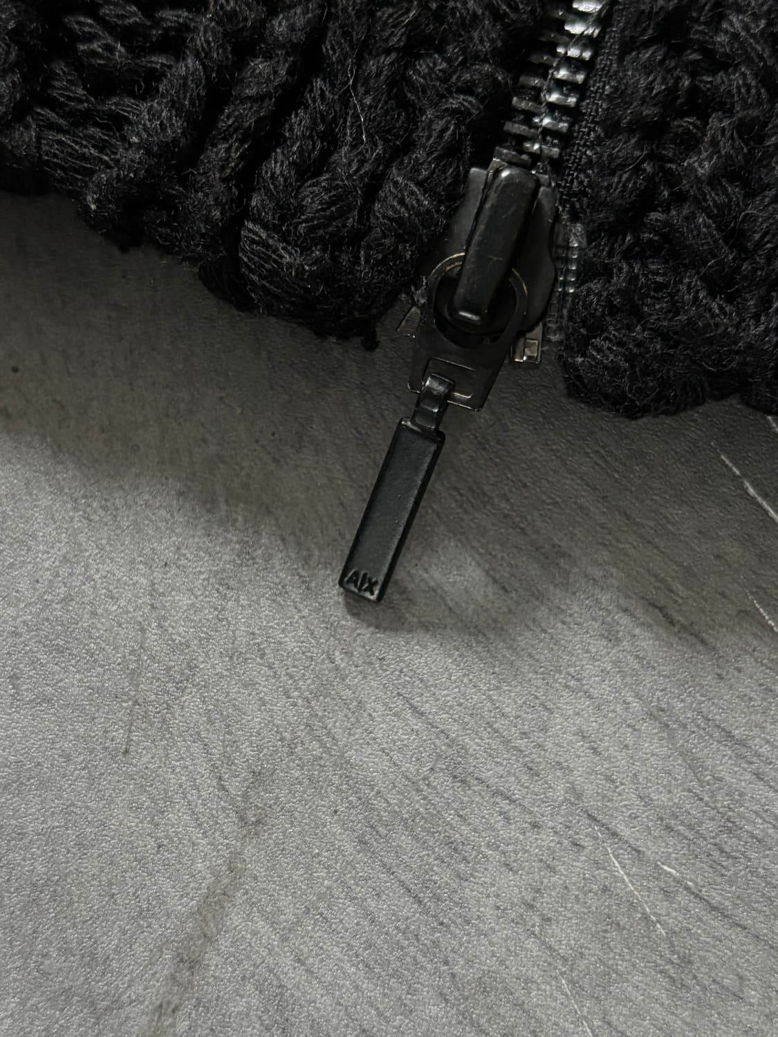 Armani Exchange 아르마니 익스체인지 블랙 니트 집업 상품이미지9