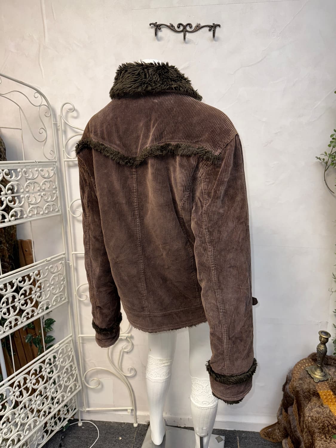 Calvin Klein dark brown corduroy fur jk 상품이미지8