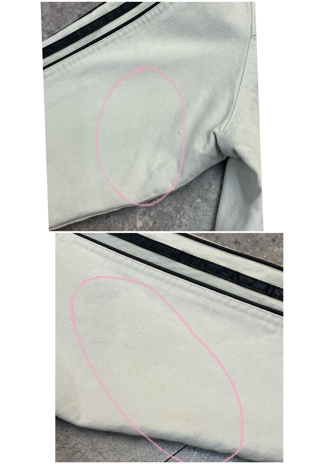 빈티지 바이커 자켓 아이보리 #csz2793 상품이미지6